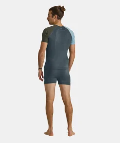 ORTOVOX Baselayer^120 COMP LIGHT BOXER M petrolblue