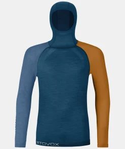 ORTOVOX Baselayer^120 COMP LIGHT HOODY M petrolblue
