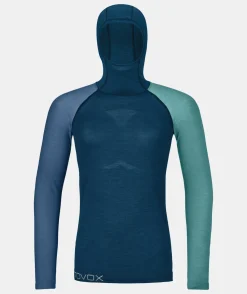 ORTOVOX Baselayer^120 COMP LIGHT HOODY W petrolblue