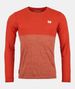 ORTOVOX T-Shirts & Longsleeves^150 COOL LOGO LS M cengiarossa
