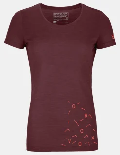ORTOVOX T-Shirts & Longsleeves^150 COOL LOST TS W winetasting