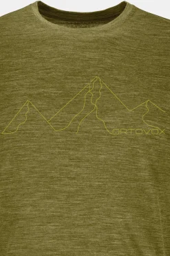 ORTOVOX T-Shirts & Longsleeves^150 COOL MOUNTAIN FACE TS M greenmossblend