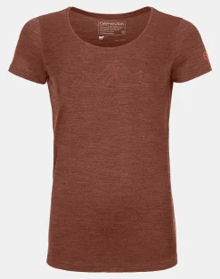 ORTOVOX T-Shirts & Longsleeves^150 COOL MOUNTAIN FACE TS W clayorangeblend