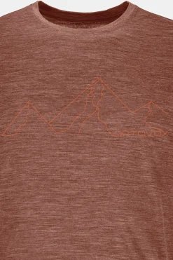 ORTOVOX T-Shirts & Longsleeves^150 COOL MOUNTAIN FACE TS M clayorangeblend