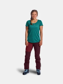 ORTOVOX T-Shirts & Longsleeves^150 COOL MOUNTAIN FACE TS W darkwineblend