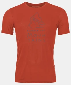 ORTOVOX T-Shirts & Longsleeves^150 COOL MTN PROTECTOR TSM cengiarossa