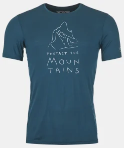 ORTOVOX T-Shirts & Longsleeves^150 COOL MTN PROTECTOR TSM petrolblue