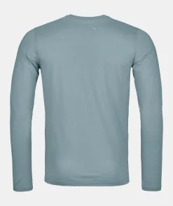 ORTOVOX T-Shirts & Longsleeves^150 COOL MTN SILHOUETTE LS M glaciergrey