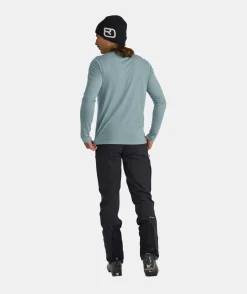 ORTOVOX T-Shirts & Longsleeves^150 COOL MTN SILHOUETTE LS M glaciergrey