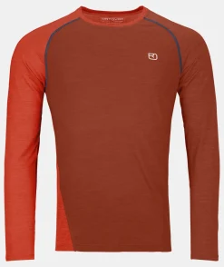 ORTOVOX T-Shirts & Longsleeves^120 COOL TEC FAST UPWARD LONGSLEEVE M clayorange