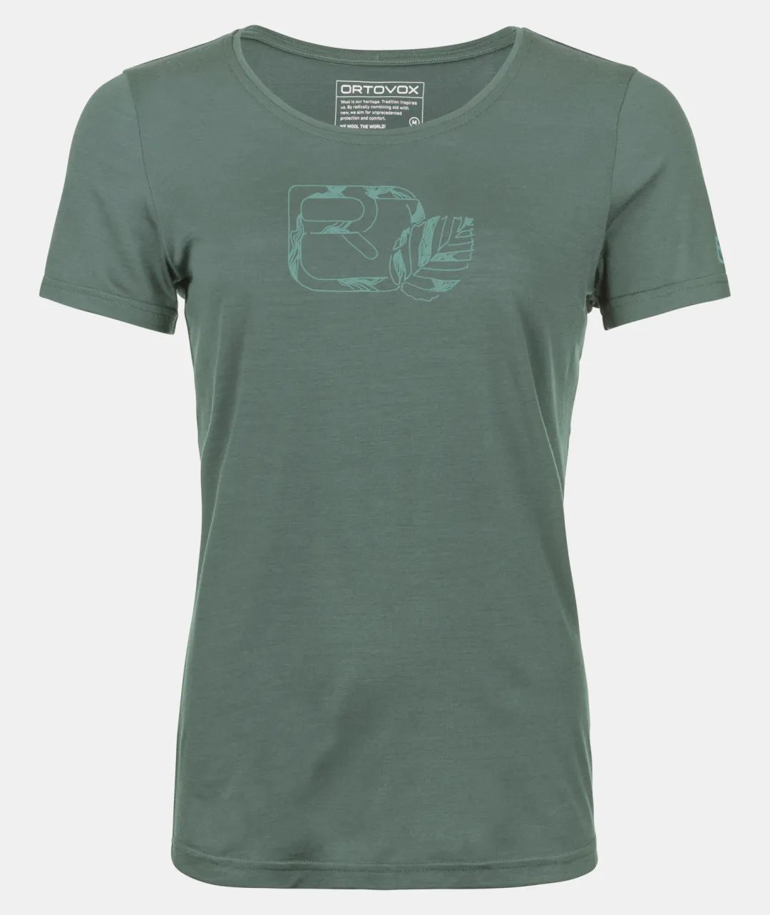 ORTOVOX T-Shirts & Longsleeves^120 COOL TEC LEAF LOGO TS W arcticgrey