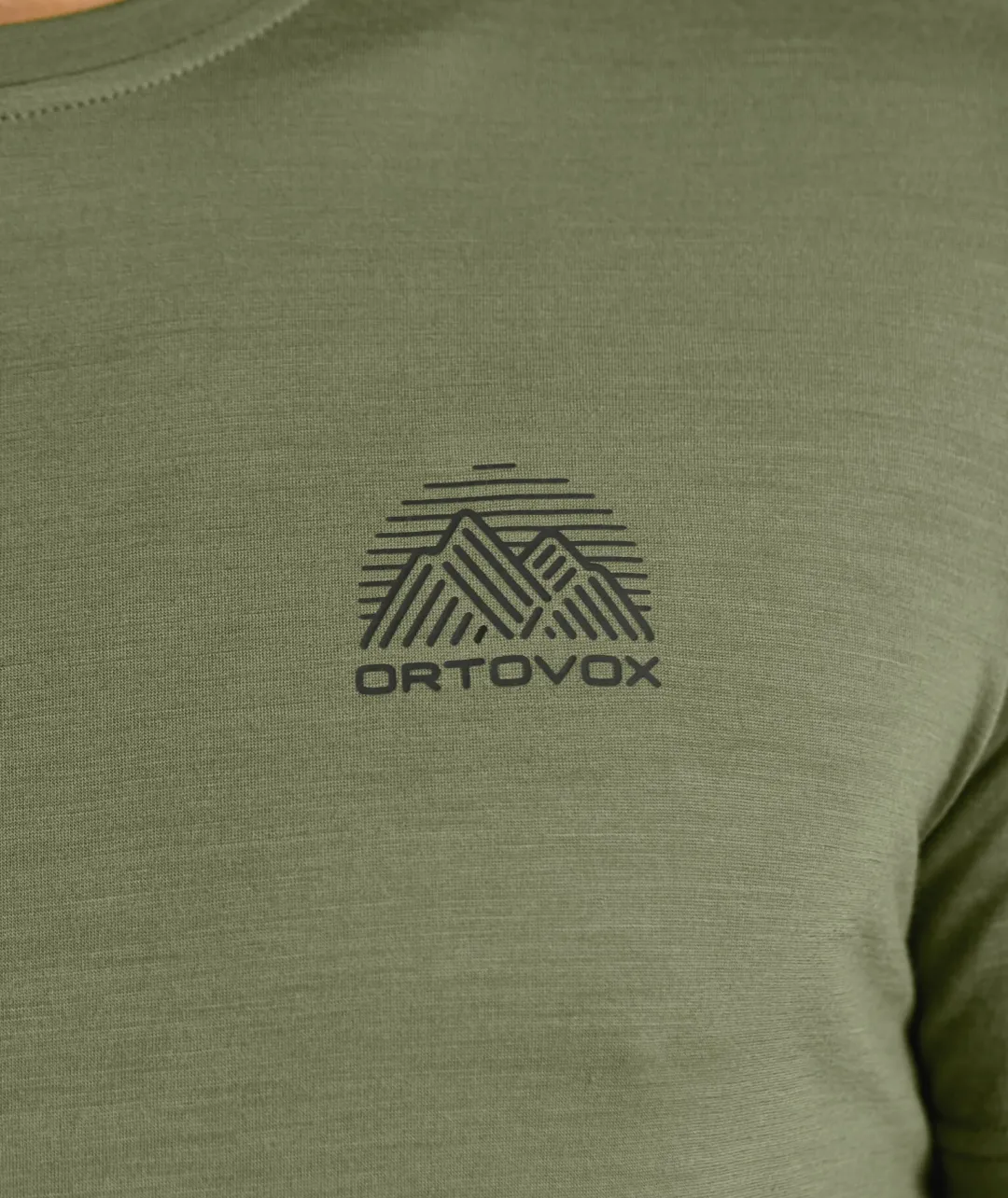 ORTOVOX T-Shirts & Longsleeves^120 COOL TEC MTN STRIPE TS M blackraven