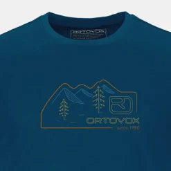 ORTOVOX T-Shirts & Longsleeves^140 COOL VINTAGE BADGE TS M petrolblue