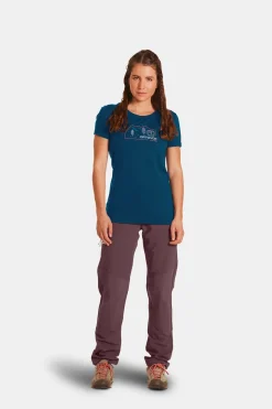 ORTOVOX T-Shirts & Longsleeves^140 COOL VINTAGE BADGE TS W winetasting