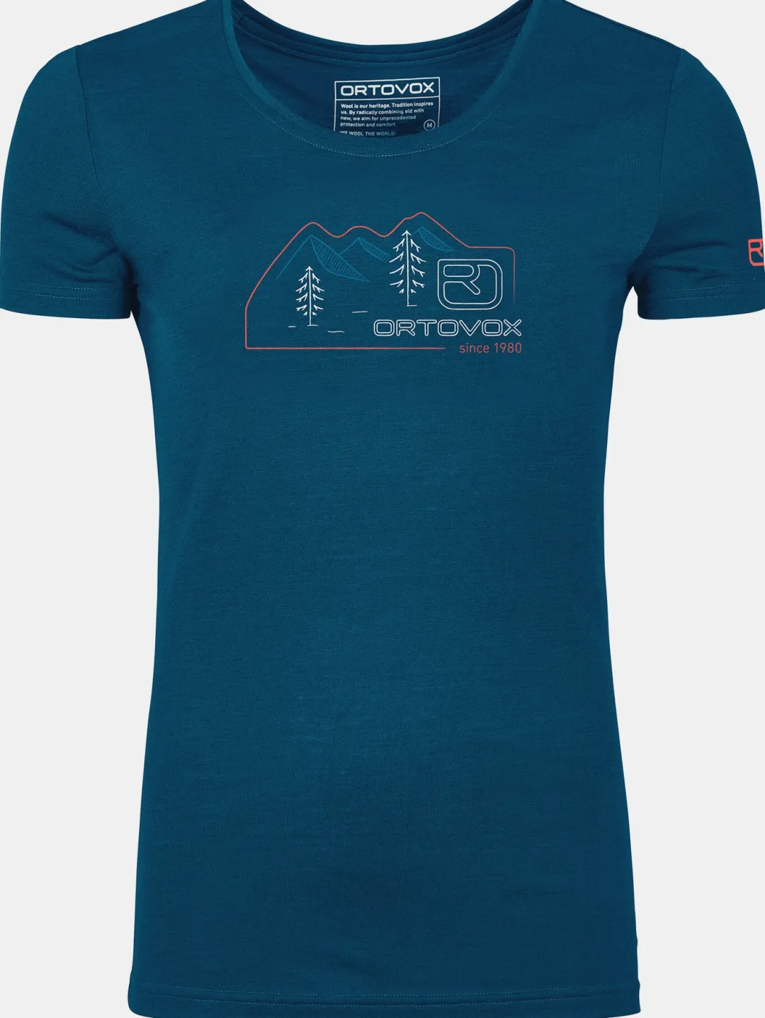 ORTOVOX T-Shirts & Longsleeves^140 COOL VINTAGE BADGE TS W petrolblue