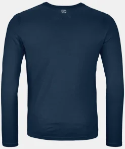 ORTOVOX T-Shirts & Longsleeves^185 MERINO BRAND OUTLINE LS M deepocean