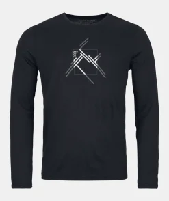 ORTOVOX T-Shirts & Longsleeves^185 MERINO MTN CUTOUT LS M blackraven