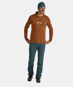 ORTOVOX T-Shirts & Longsleeves^185 MERINO MTN CUTOUT LS M blackraven