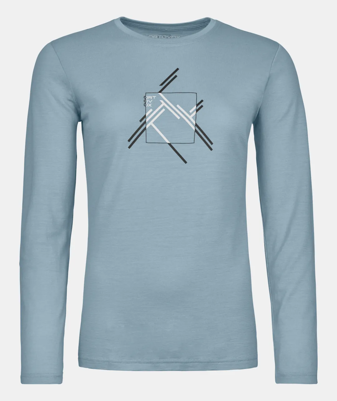 ORTOVOX T-Shirts & Longsleeves^185 MERINO MTN CUTOUT LS W glaciergrey