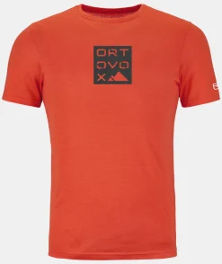 ORTOVOX T-Shirts & Longsleeves^185 MERINO SQUARE TS M hotorange