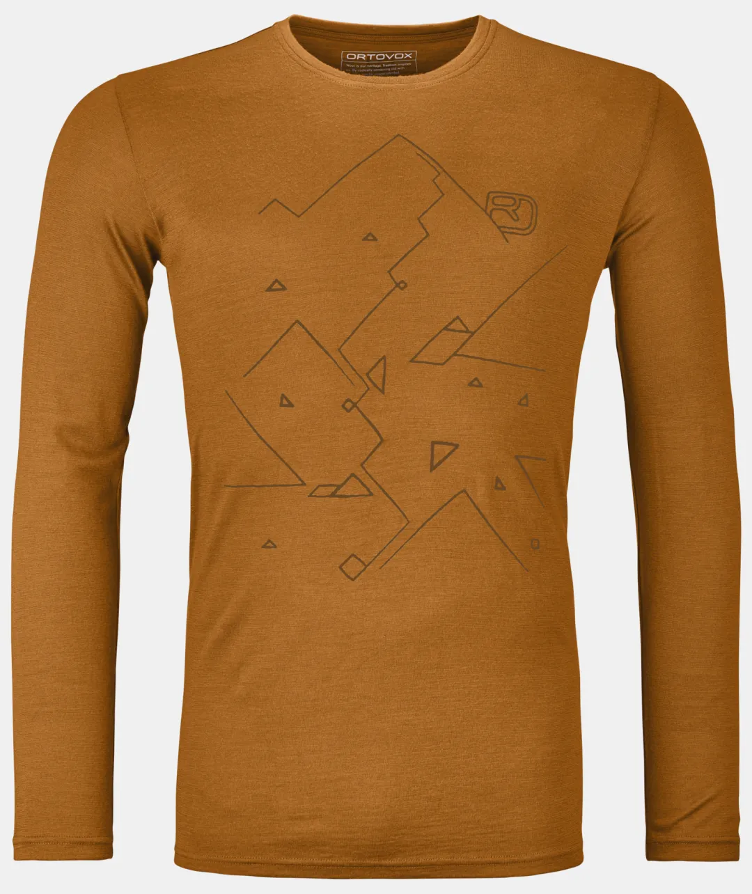ORTOVOX T-Shirts & Longsleeves^185 MERINO TANGRAM LS M slyfox