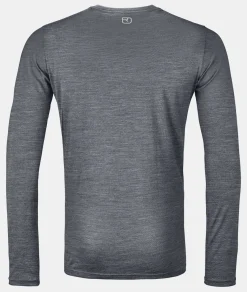 ORTOVOX T-Shirts & Longsleeves^185 MERINO TANGRAM LS M greyblend