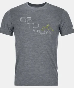 ORTOVOX T-Shirts & Longsleeves^185 MERINO TANGRAM LOGO TS M greyblend