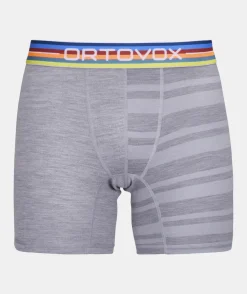 ORTOVOX Baselayer^185 ROCK'N'WOOL BOXER M greyblend