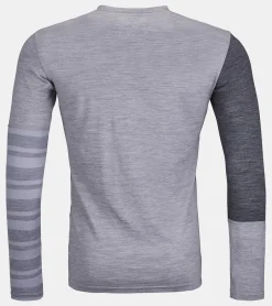 ORTOVOX Baselayer^185 ROCK'N'WOOL LONG SLEEVE M greyblend