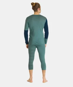 ORTOVOX Baselayer^185 ROCK'N'WOOL LONG SLEEVE M greyblend