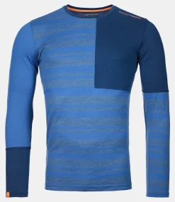 ORTOVOX Baselayer^185 ROCK'N'WOOL LONG SLEEVE M justblue