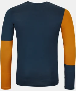 ORTOVOX Baselayer^185 ROCK'N'WOOL LONG SLEEVE M deepocean