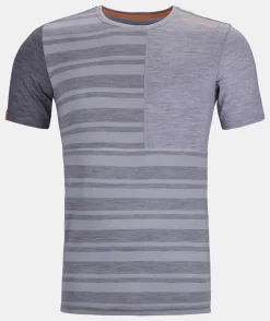 ORTOVOX Baselayer^185 ROCK’N’WOOL SHORT SLEEVE M greyblend
