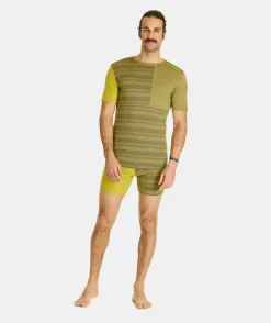 ORTOVOX Baselayer^185 ROCK’N’WOOL SHORT SLEEVE M greyblend