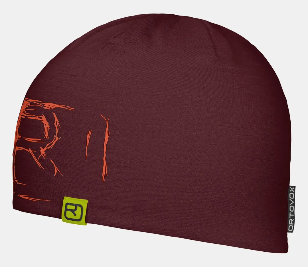 ORTOVOX Headwear & Neckwarmer^120 TEC LOGO BEANIE winetasting
