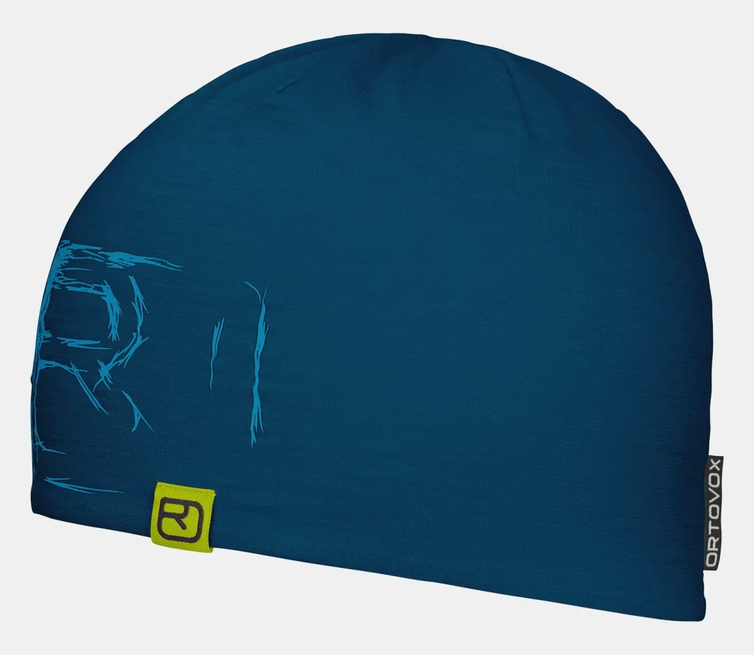 ORTOVOX Headwear & Neckwarmer^120 TEC LOGO BEANIE petrolblue