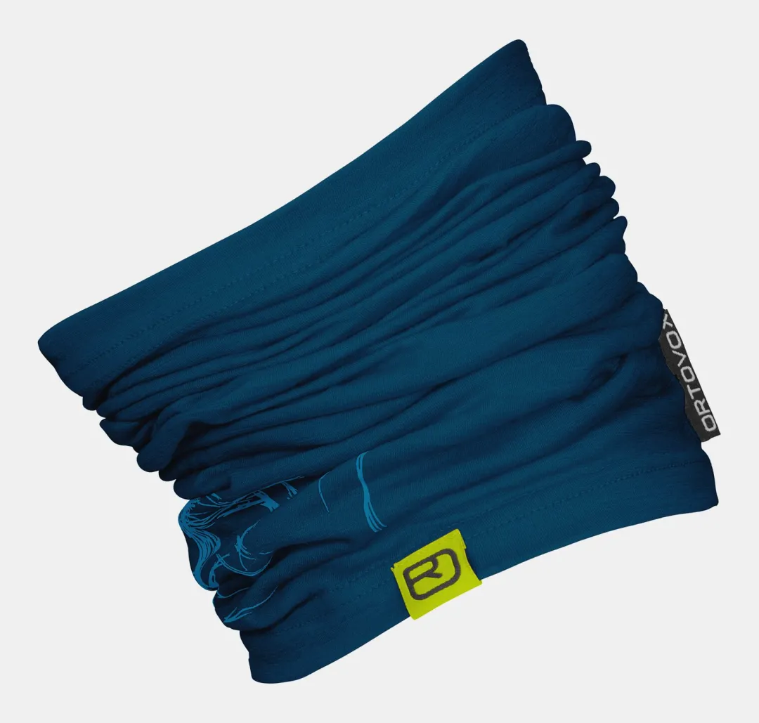 ORTOVOX Headwear & Neckwarmer^120 TEC LOGO NECKWARMER petrolblue