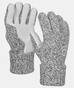 ORTOVOX Handschuhe^CLASSIC WOOL GLOVE LEATHER greyblend