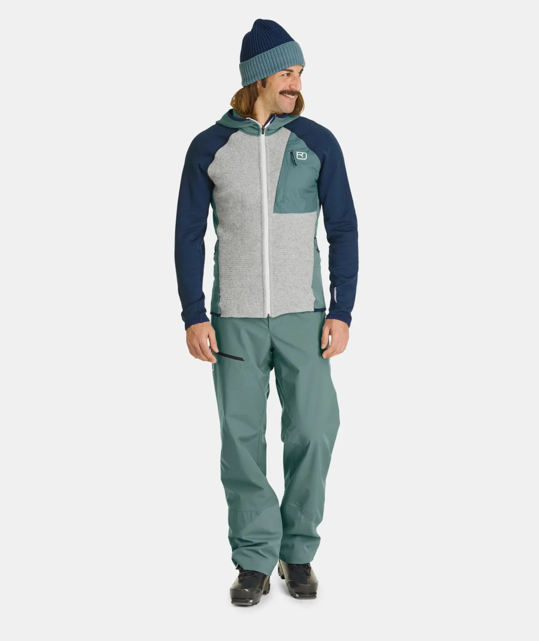ORTOVOX Hoodies & Fleece-Jacken^FLEECE GP CLASSIC KNIT HOODY M slyfox