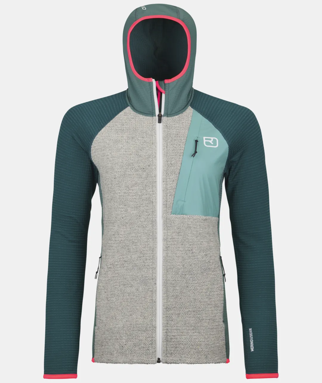 ORTOVOX Hoodies & Fleece-Jacken^FLEECE GP CLASSIC KNIT HOODY W arcticgrey