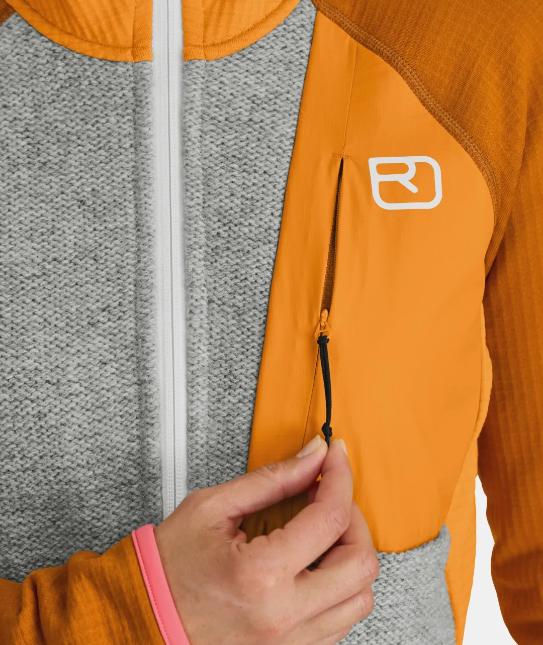 ORTOVOX Hoodies & Fleece-Jacken^FLEECE GP CLASSIC KNIT HOODY W arcticgrey