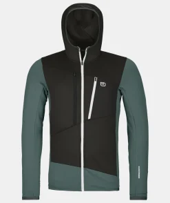 ORTOVOX Hoodies & Fleece-Jacken^FLEECE GRID HOODY M darkarcticgrey