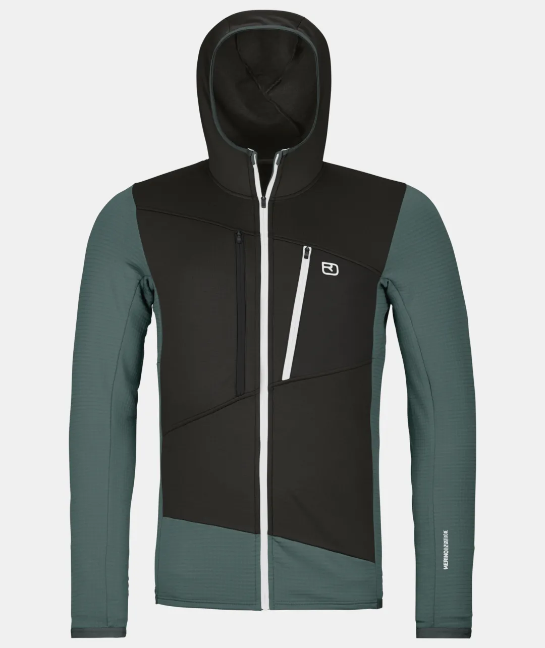 ORTOVOX Hoodies & Fleece-Jacken^FLEECE GRID HOODY M darkarcticgrey