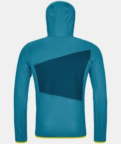 ORTOVOX Hoodies & Fleece-Jacken^FLEECE GRID HOODY M heritageblue