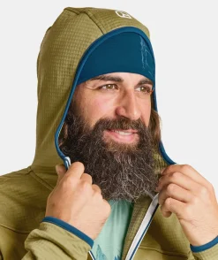 ORTOVOX Hoodies & Fleece-Jacken^FLEECE GRID HOODY M heritageblue