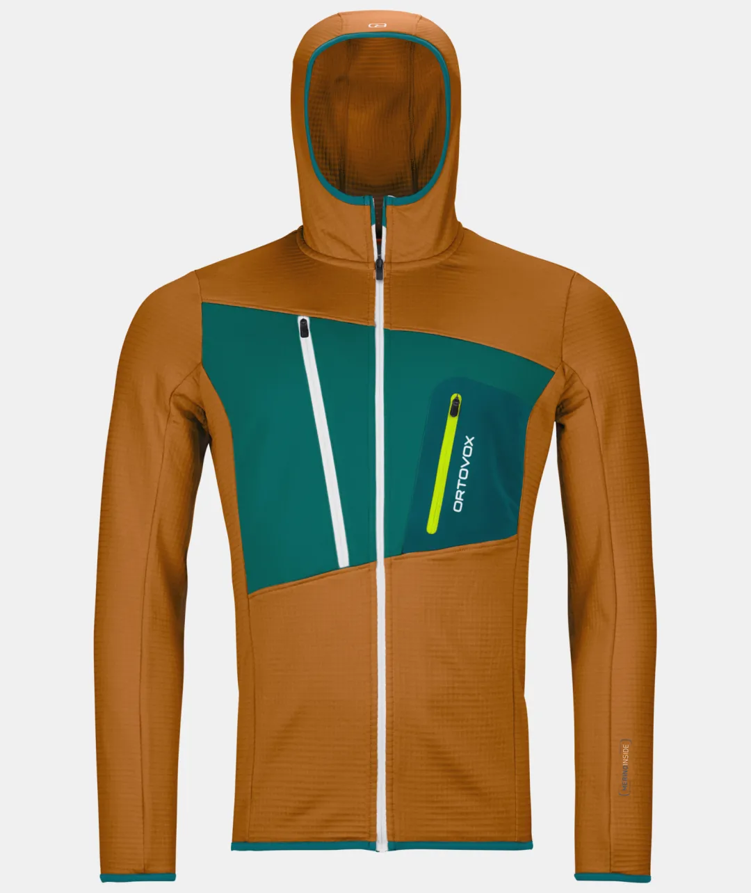 ORTOVOX Hoodies & Fleece-Jacken^FLEECE GRID HOODY M slyfox
