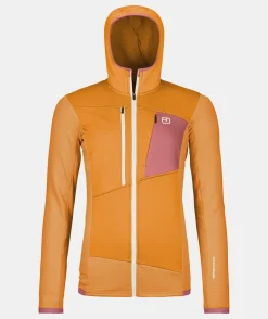 ORTOVOX Hoodies & Fleece-Jacken^FLEECE GRID HOODY W autumnleaves