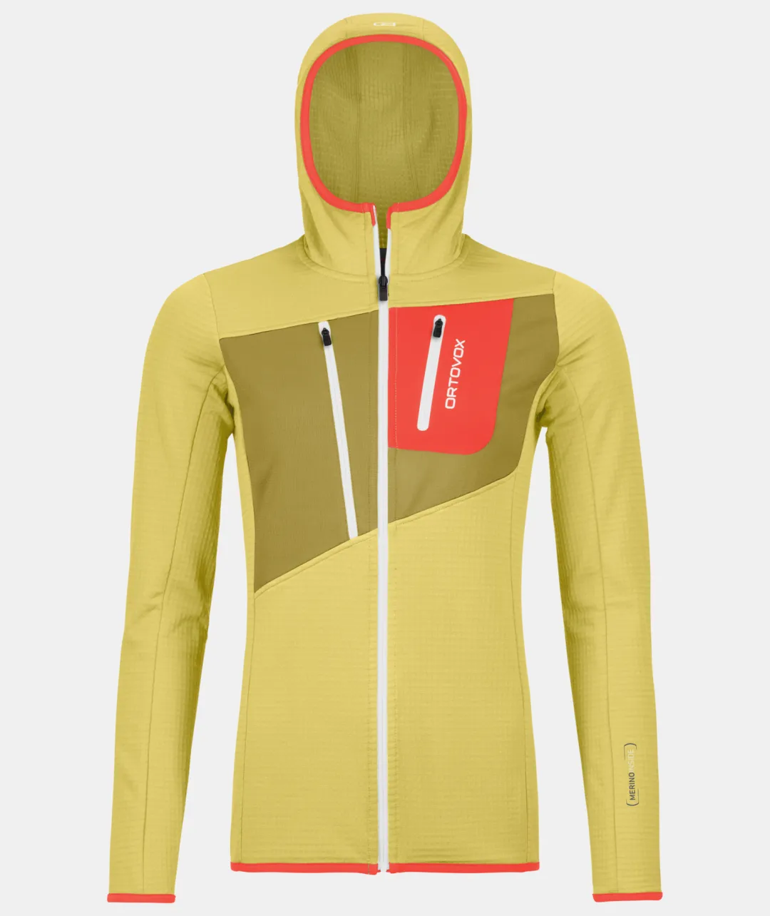 ORTOVOX Hoodies & Fleece-Jacken^FLEECE GRID HOODY W wabisabi