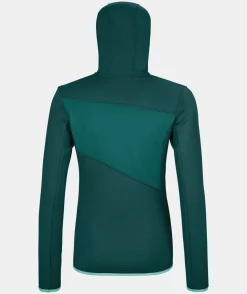 ORTOVOX Hoodies & Fleece-Jacken^FLEECE GRID HOODY W darkpacific