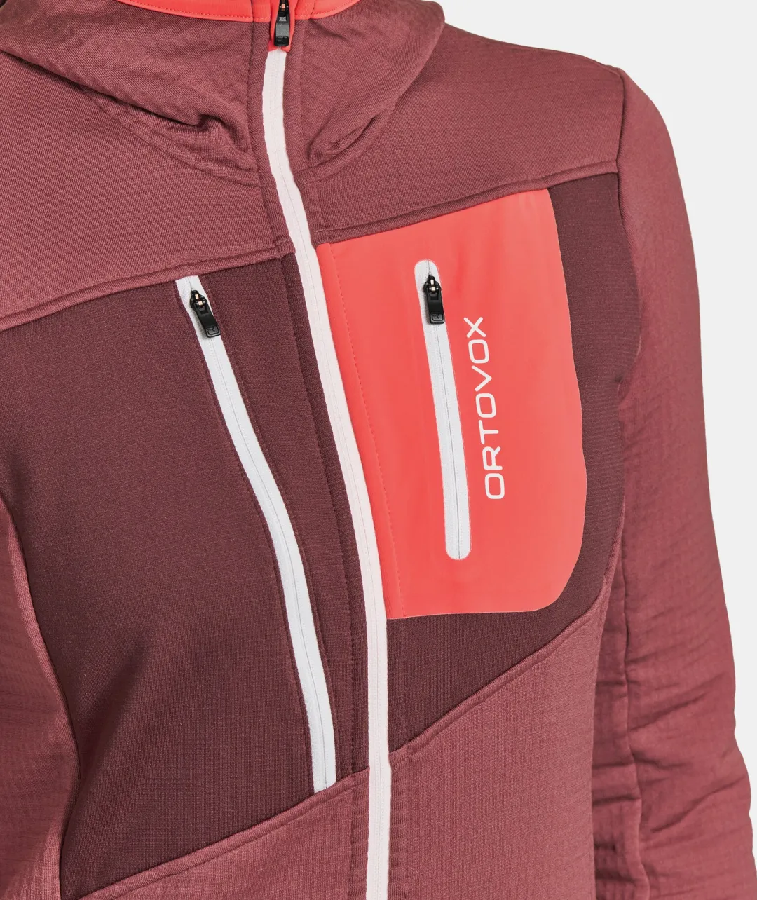ORTOVOX Hoodies & Fleece-Jacken^FLEECE GRID HOODY W darkpacific